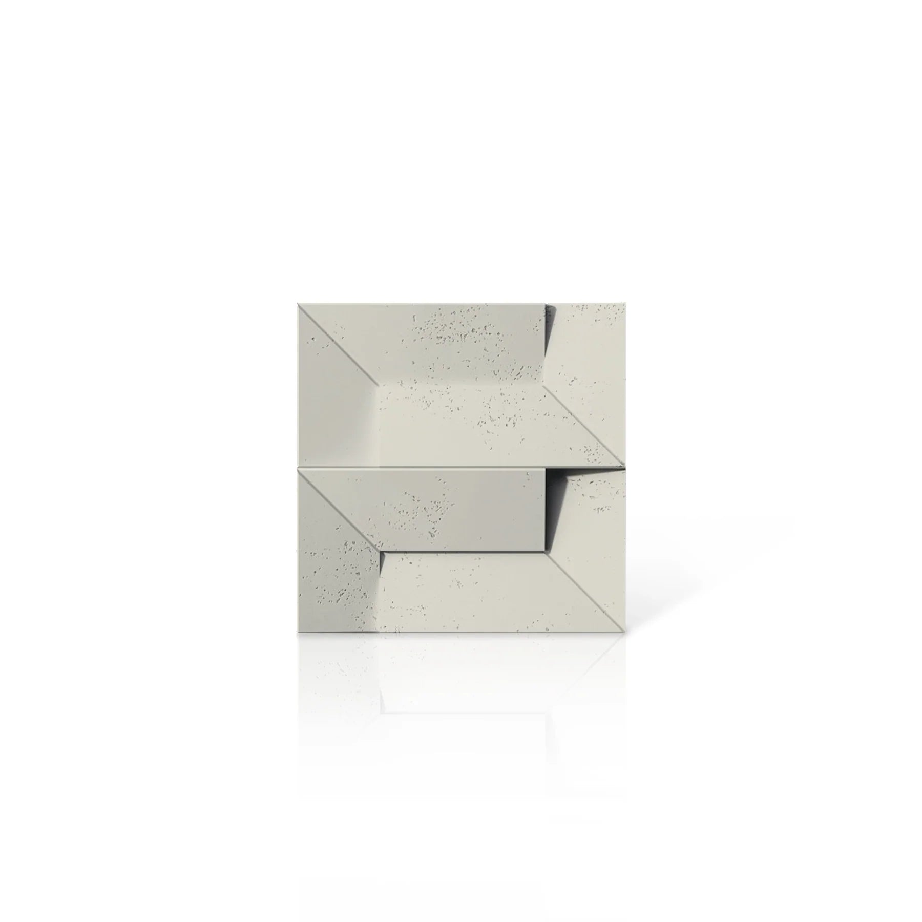 3D Concrete Wall Panels TRANSFORMER colour swatch on white background DecorMania.eu